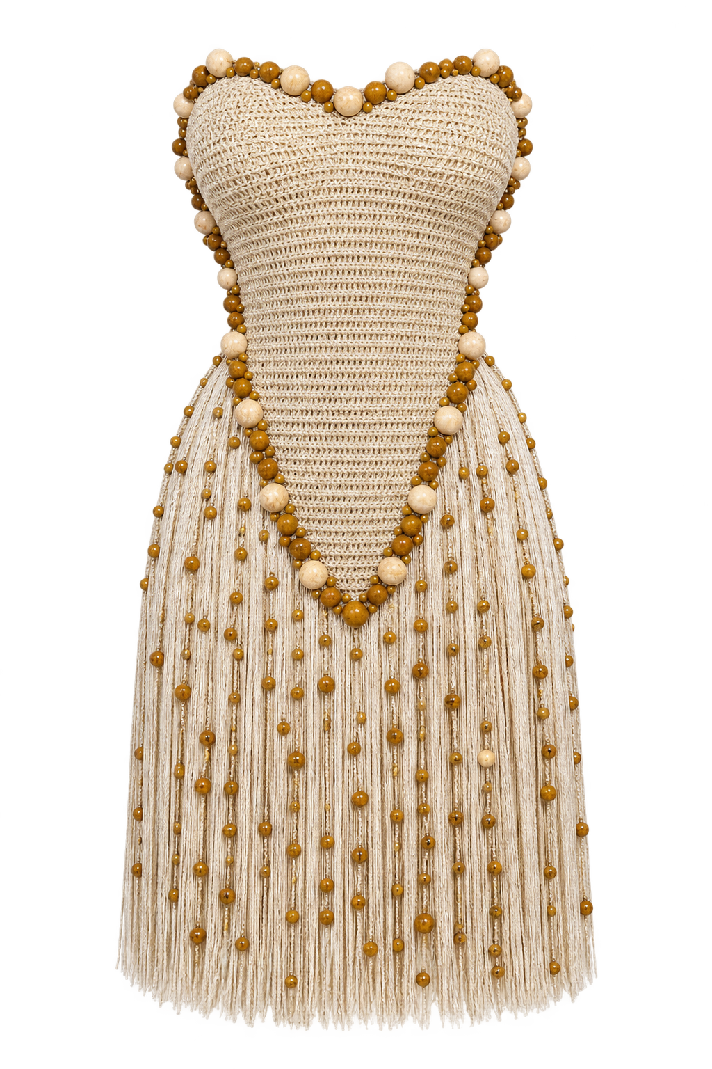 Vestido Prisma Madeira Curto